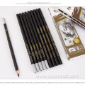 professional Black general Charcoal pencils set